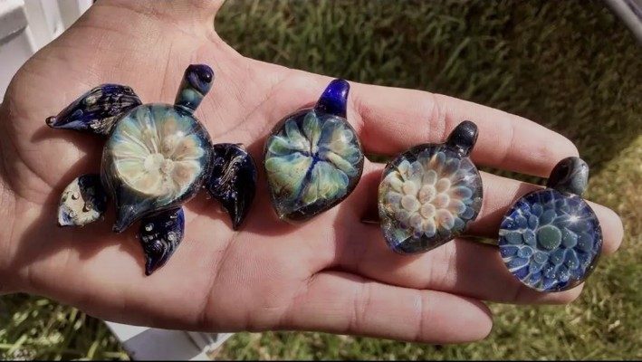 Borosilicate glass work selected for the On the Torch gallery by Jose Valdes