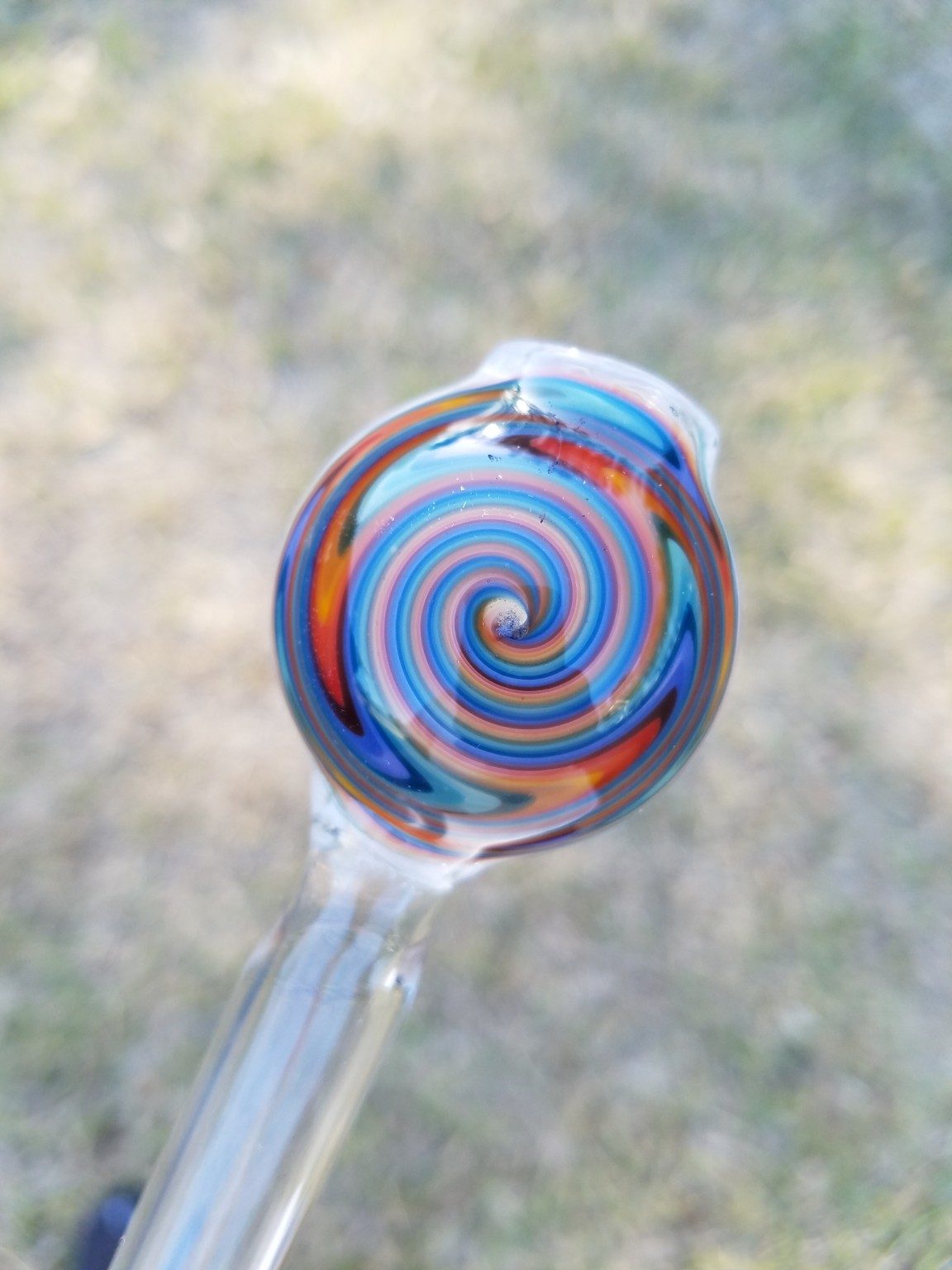 Glass art being made by Jose Valdes