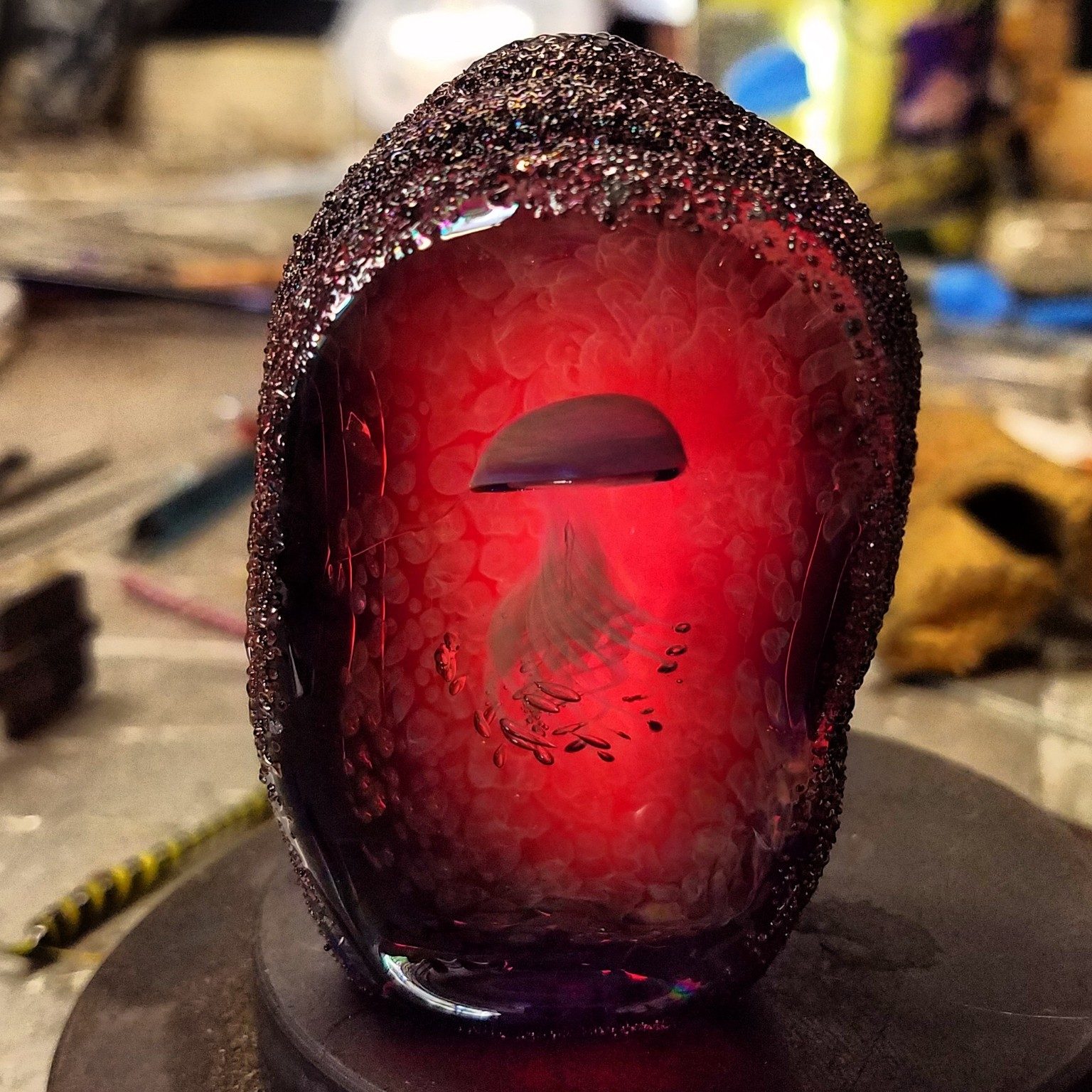 Earlier borosilicate glass work by Jose Valdes