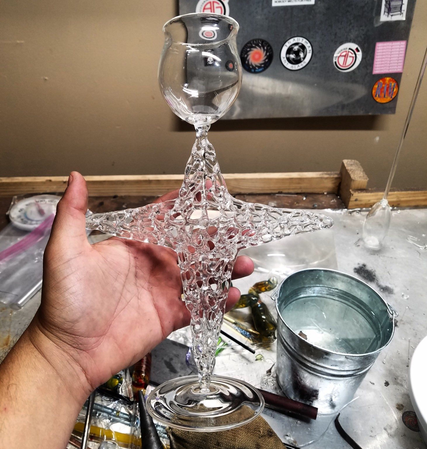 Earlier borosilicate glass work by Jose Valdes